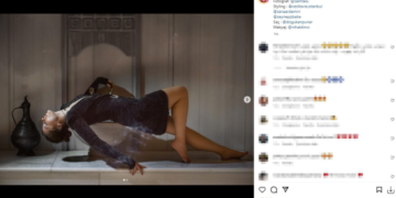 1 yılda 28 kilo veren Elçin Afacan, hamamda sere serpe uzanarak poz verdi