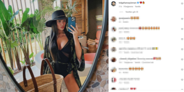 2 çocuk annesi Almeda Abazi eski formuna kavuştu! Mayolu pozu mest etti