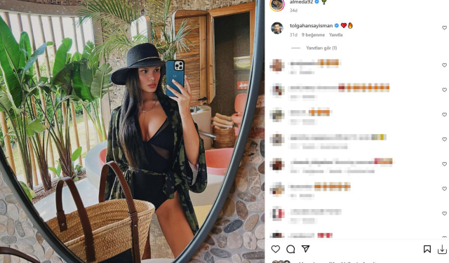 2 çocuk annesi Almeda Abazi eski formuna kavuştu! Mayolu pozu mest etti