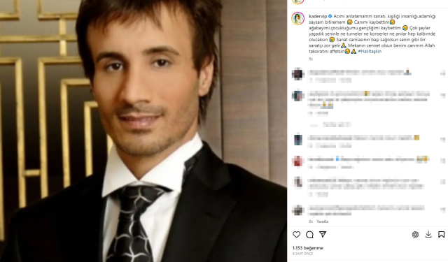 Acı haberi şarkıcı Kader verdi! Sevilen sanatçı Halil Taşkın hayatını kaybetti