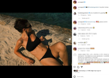 Aile dizisinin başrolü Yüsra Geyik, bikinili pozlarıyla görenleri büyüledi