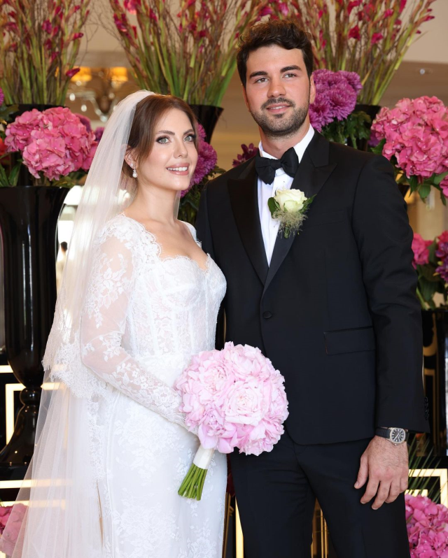 Güzel oyuncu Eda Ece ile 4 yıllık aşkı Buğrahan Tuncer evlendi