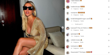 Hadise süper mini elbiseli pozlarını paylaştı, takipçileri alev emojisi yağdırdı