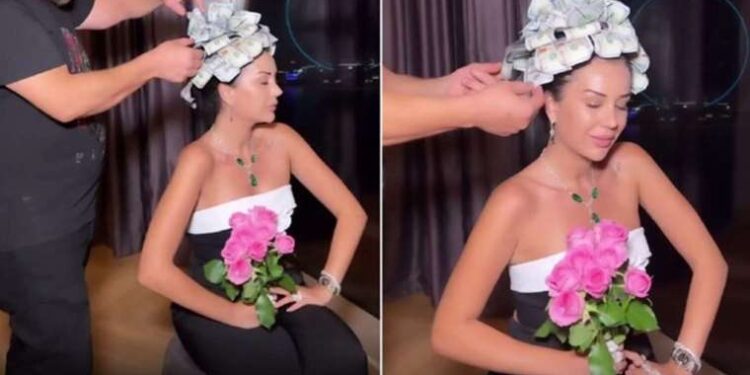 Saçına dolar taktırıp gezen Dilan Polat’a tepki yağdı!