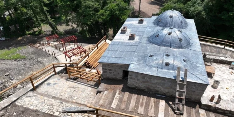 Gölcük'teki Tarihi Hamamın Restorasyonu Tamamlandı