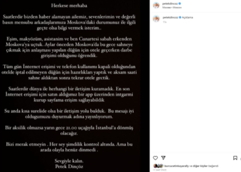 Konser için gittiği ülkede darbe girişiminin ortasında kalan Petek Dinçöz'den ilk sözler: İyiyiz, her şey kontrol altında