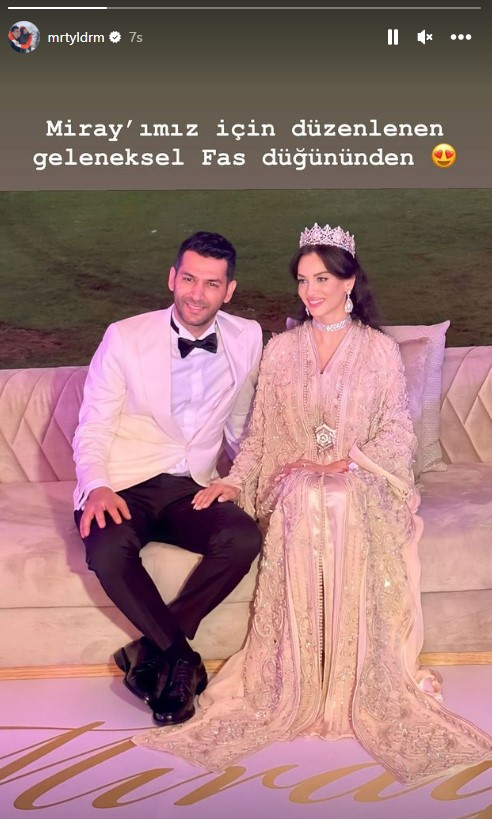 Murat Yıldırım ve Iman Elbani'nin kızları için Fas'ta düğün yaptı