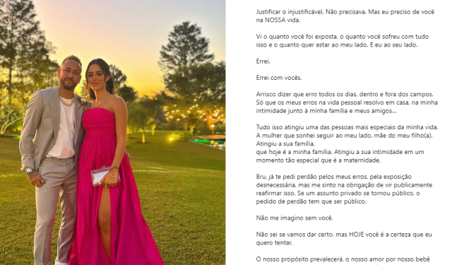 Neymar, sevgilisini aldattığını kabul etti ve özür diledi