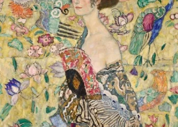 Gustav Klimt'in 'Yelpazeli Kadın' tablosu rekor fiyata satıldı
