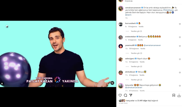 Survivor şampiyonu Cemal Can Canseven, Patlat Kazan yarışmasının sunuculuğunu yapacak