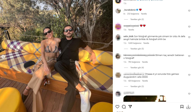 Aybüke Pusat ve Furkan Andıç çifti ilk kez birlikte fotoğraf paylaştı