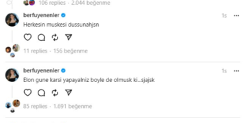 Berfu Yenenler'in Threads paylaşımları eşi Eser'i sinirlendirdi