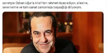 Cumhurbaşkanı Erdoğan ve Bakan Ersoy'dan Özkan Uğur için başsağlığı mesajı