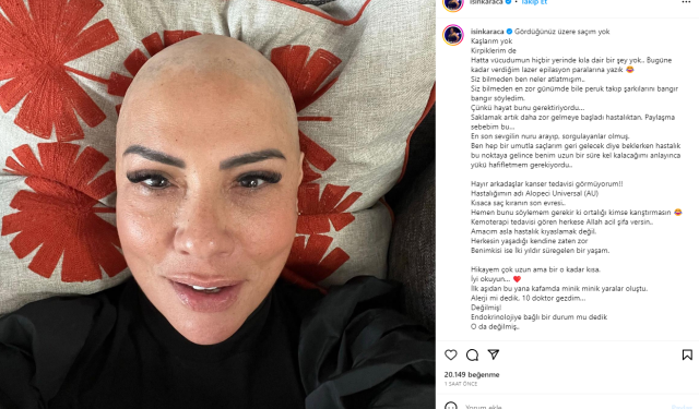 Işın Karaca, uzun zamandır taşıdığı hastalığı bu fotoğrafla paylaştı: Saklamak artık zor gelmeye başladı
