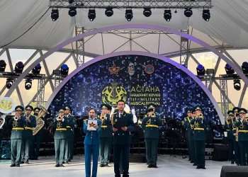Kazakistan'da Uluslararası Askeri Bandoların Festivali Başladı