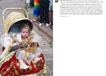 Kobra Murat, torununun doğum gününü kutladı! Altınları görenler gözlerine inanamadı