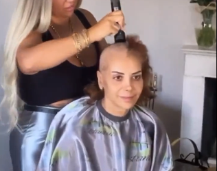 Pankreas kanseri tedavisi gören Tanyeli, saçlarını kazıttı