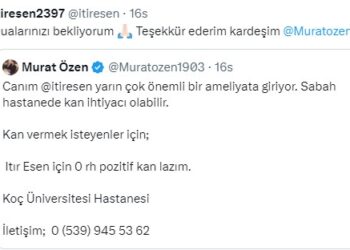 Usta oyuncu Itır Esen bugün ameliyat olacak! Sevenlerinden dua istedi