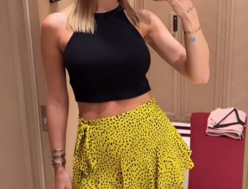 20 gün önce doğum yapan Nazlı Sabancı, eski formuna kavuştu