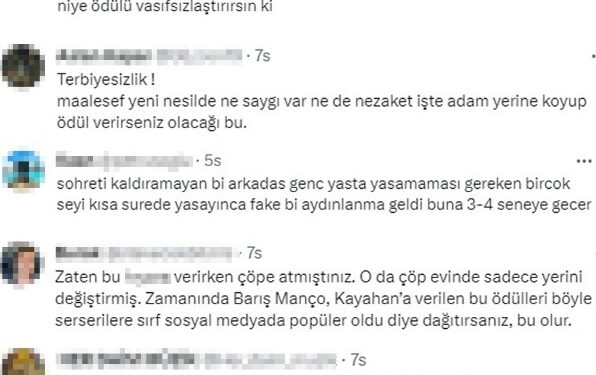 Altın Kelebek'te ödül alamayan Reynmen, eski ödülünü çöpe attı