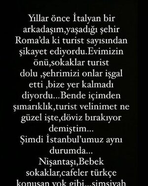 Arzu Sabancı'dan İstanbul'daki turist yoğunluğuna tepki: Türkçe konuşan yok