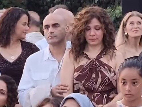 Aylin Kontente, rol arkadaşı Uğur Bilgin'in düğününde ağladı