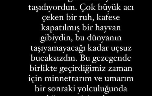 Bennu Gerede'den hayatını kaybeden eski eşi Cem Büyükhanlı'ya veda mesajı: Parlayan bir ışıktın