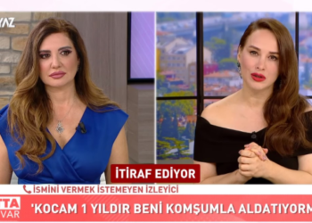 Canlı yayında yaşadığı ihaneti anlatan kadın, eşine yakalandı! Sunucu Nur Viral ne yapacağını şaşırdı