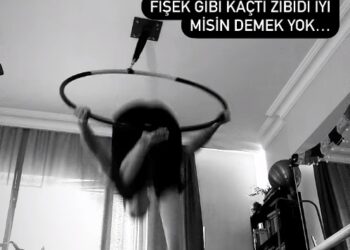 Çember içinde dans eden oyuncu Ece Yaşar, yere çakıldı