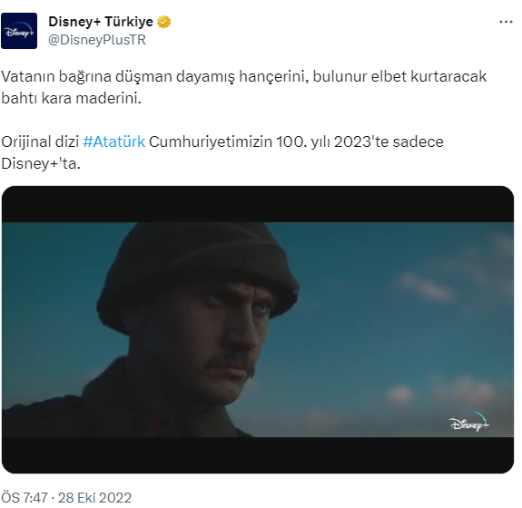 Disney'in skandal 'Atatürk' dizisi kararı RTÜK'ü de harekete geçirdi! Twitter'da açılan etikete yorum yağıyor