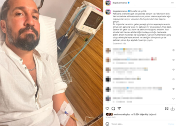 Doğukan Manço, patlıcan alerjisinden dolay hastanelik oldu