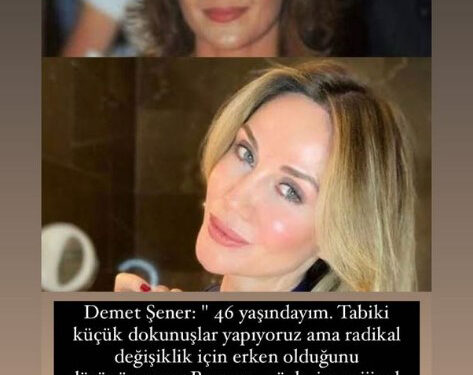 'Estetiklisin' yorumlarına dayanamayan Demet Şener, çocukluk fotoğrafını göstererek cevap verdi