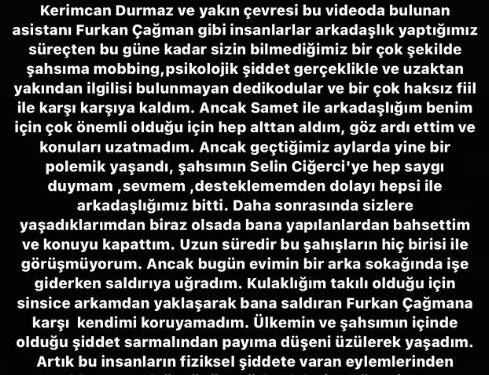 Fenomen Arda Bektaş, Kerimcan Durmaz'ın asistanı tarafından saldırıya uğradı