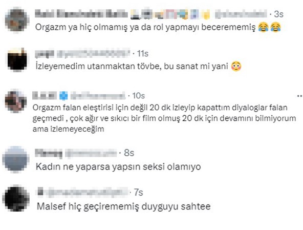 Filme damga vuran sahne! Beren Saat kendi kendini tatmin etti, izleyicilerden yorum yağdı