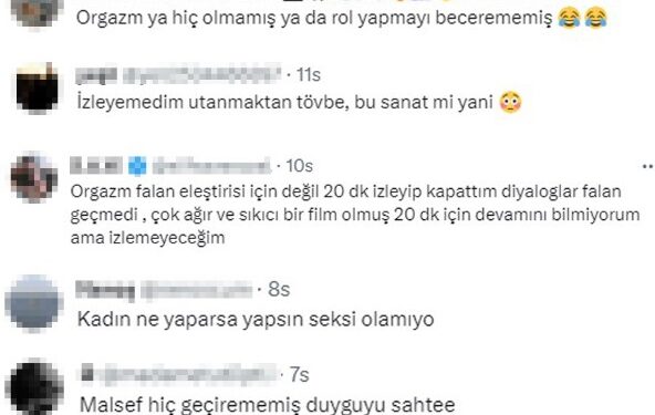 Filme damga vuran sahne! Beren Saat kendi kendini tatmin etti, izleyicilerden yorum yağdı