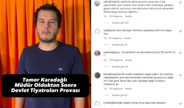 Genç oyuncular, Tamer Karadağlı'nın yeni görevini tiye aldı! Tepkiler çığ gibi büyüdü