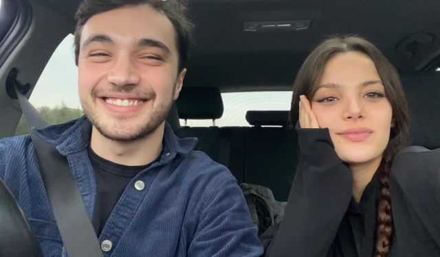 Güzel Günler Dizisinin Yıldızları Burak Dakak ve Leyla Tanlar Nişanlandı