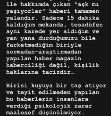 Haklarındaki aşk iddiasını yalanlayan Dilan Çiçek Deniz'in imalı paylaşımına Oğuzhan Koç'tan karşılık gecikmedi