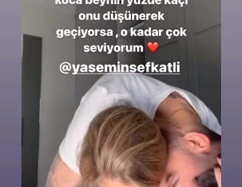 İdo Tatlıses, doğum gününde eşi Yasemin Şefkatli'yi öpücüklere boğdu