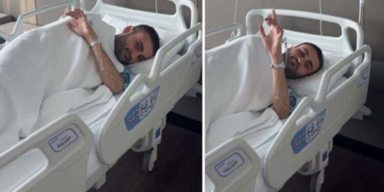CZN Burak ‘safra kesesi’ rahatsızlığı nedeniyle hastaneye yattı