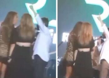 Demet Akalın ve Resul Dindar sahnede birbirine girdi: ‘Sen beni tanımamışsın’