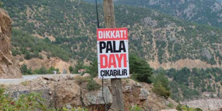 Sürücüler anlam veremiyor… Görülmemiş uyarı tabelası!