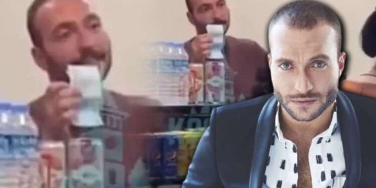 Ünlü oyuncu Görkem Sevindik hastane kantininde satış yaparken görüntülendi