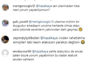 'Nerede yayınlanacağı beni ilgilendirmiyor' dediği Atatürk filmine kalp emojili yorum yapan Hazal Kaya'ya tepki yağıyor