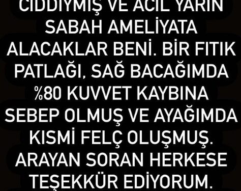 Oyuncu Tuğçe Özbudak kısmi felç geçirdi! Ameliyat öncesi sevenlerinden dua istedi