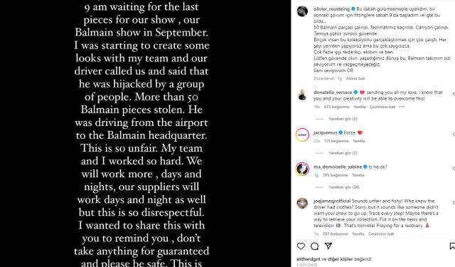 Paris Moda Haftası'nda sergilenecek koleksiyon çalındı