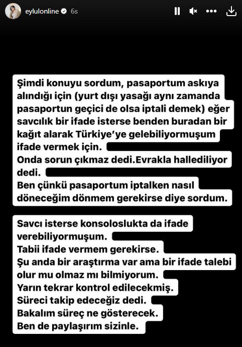 Polat operasyonunda sonra hakkında soruşturma açılan fenomen Eylül Öztürk: Demek ki sona yaklaşıyoruz