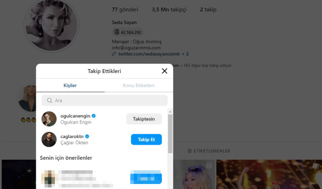 Seda Sayan, Instagram'da herkesi takipten çıkardı! Sadece eşi ve oğluna kıyamadı