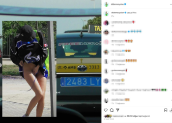 Sınır tanımayan Didem Soydan, sokak ortasında ipi çözülen bikinisini bağladı