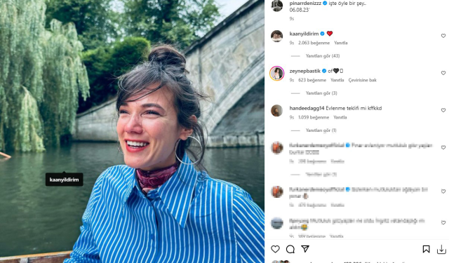 Son paylaşımındaki detay kafa karıştırdı! Pınar Deniz, Kaan Yıldırım'la evleniyor mu?